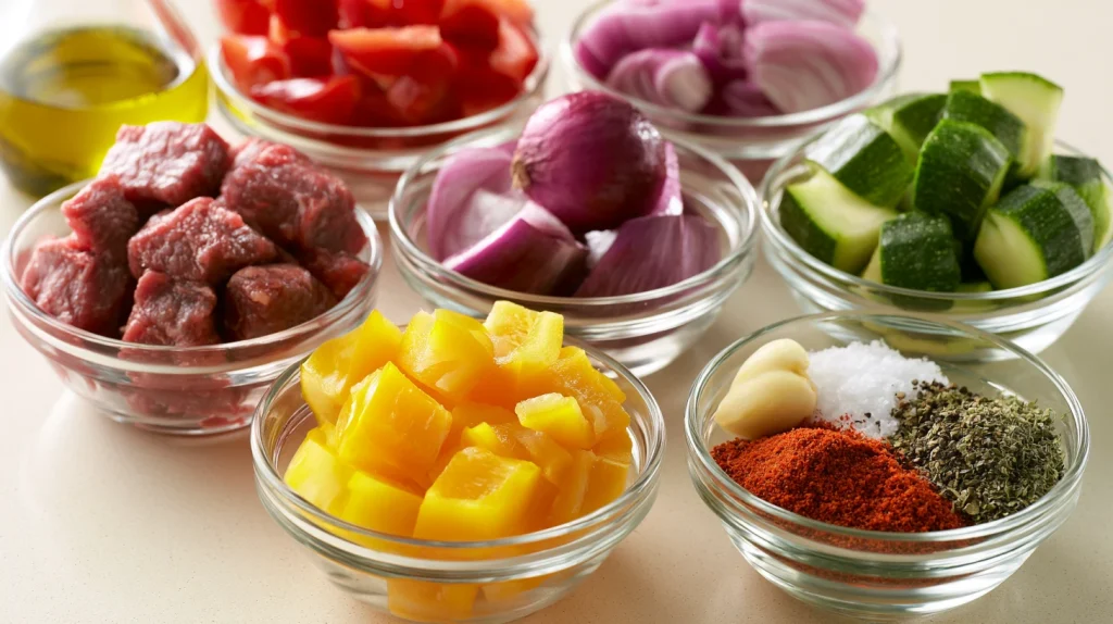 Kabobs in the Oven Recipe - Easy Juicy Baked Chicken Skewers 3 Kabobs in the Oven