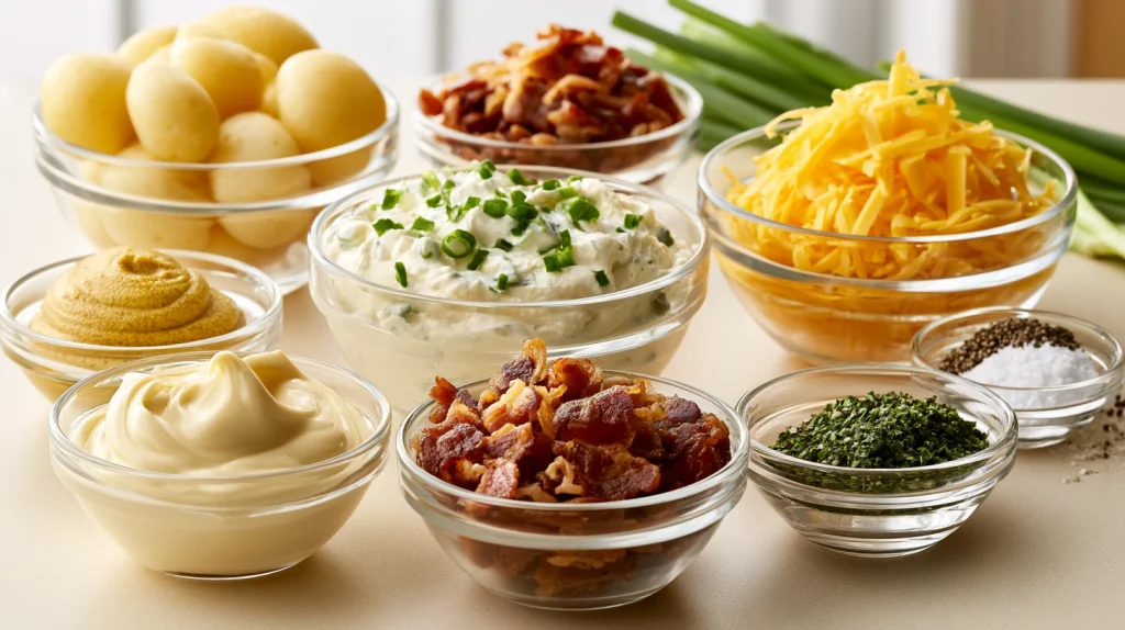 Best Loaded Potato Salad - Creamy, Easy & Crowd Favorite 3 Loaded Potato Salad