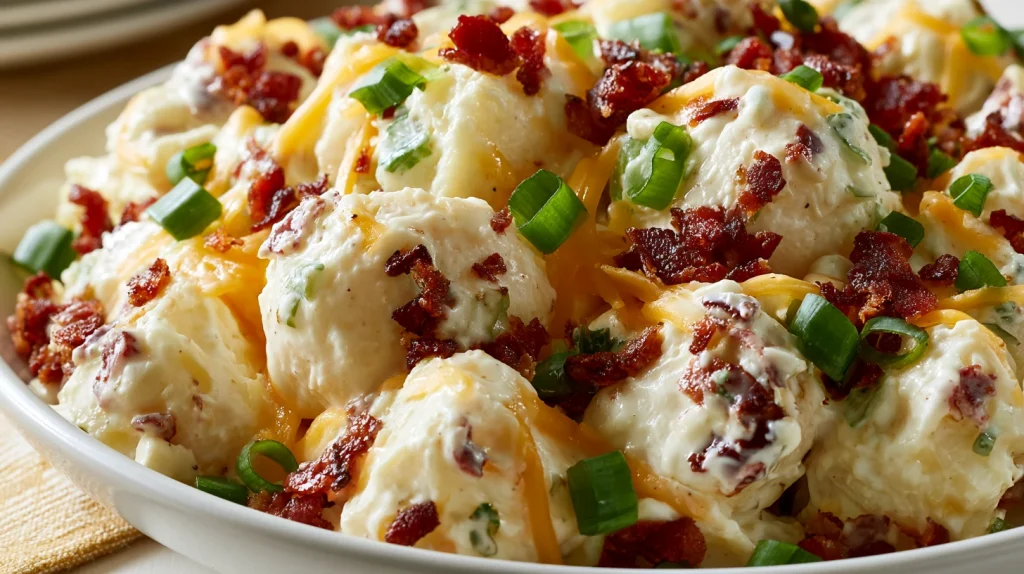 Best Loaded Potato Salad - Creamy, Easy & Crowd Favorite 2 Loaded Potato Salad