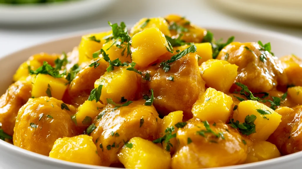 Mango Chicken Recipe - Sweet, Juicy & Easy Family Dinner 9 Mango Chicken