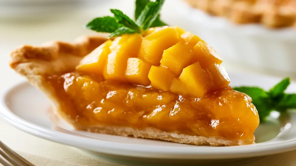 Best Mango Pie Recipe - Easy Homemade Delicious Dessert 6 Mango Pie