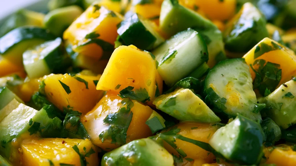Fresh Mango Salad Recipe - Healthy, Crunchy & Delicious 2 Mango Salad