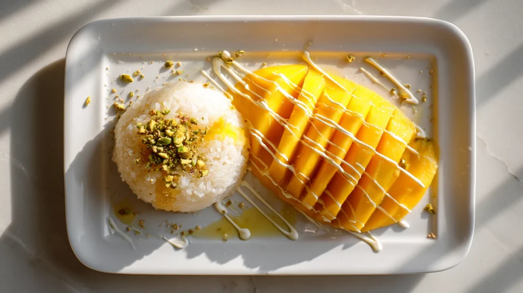 Easy Mango Sticky Rice - Creamy Thai Dessert at Home 11 Mango Sticky Rice