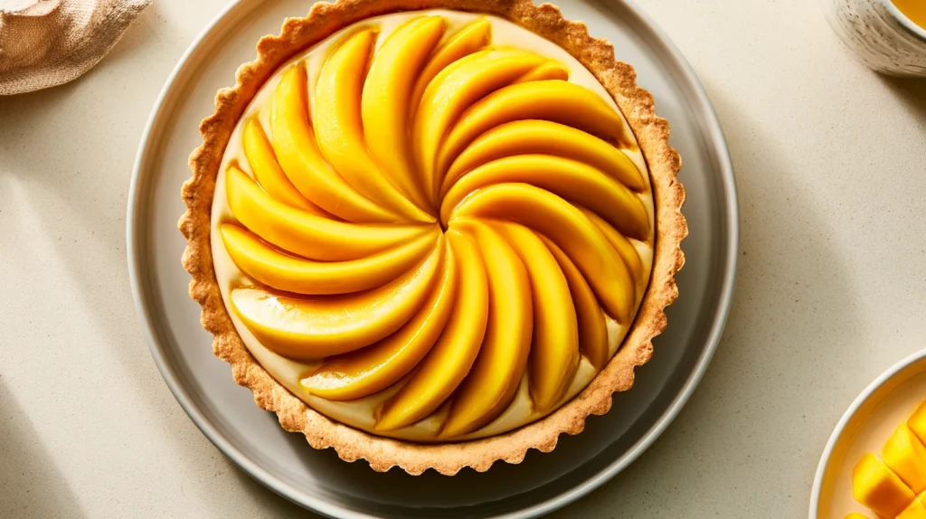 Mango Tart Recipe - Easy Homemade Family Mango Dessert 11 Mango Tart