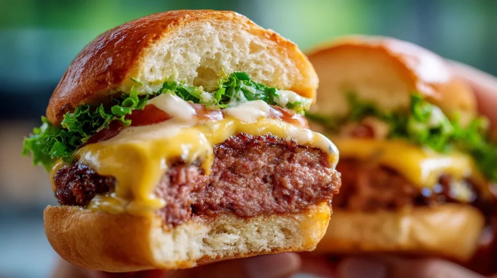 Delicious Mini Burger Recipe for Parties and Family Gatherings 2 Mini Burger