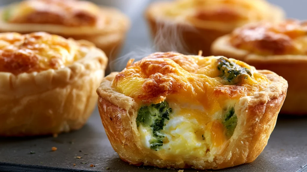 Mini Quiches in Muffin Tin Easy Recipe - Best Breakfast Idea 2 Mini Quiches In Muffin Tin