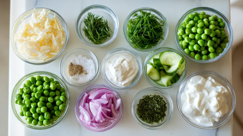 Delicious Pea Salad Secrets - Fresh Summer Side Dish 3 Pea Salad