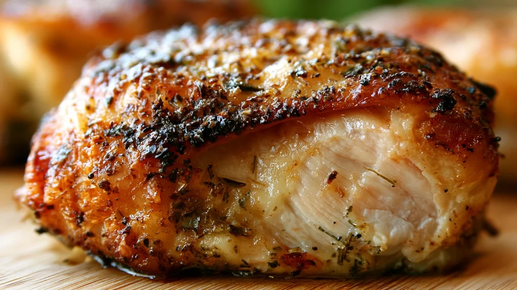 Roasted Chicken Thighs - Best Crispy Lemon Garlic Thighs 2 Roasted Chicken Thighs