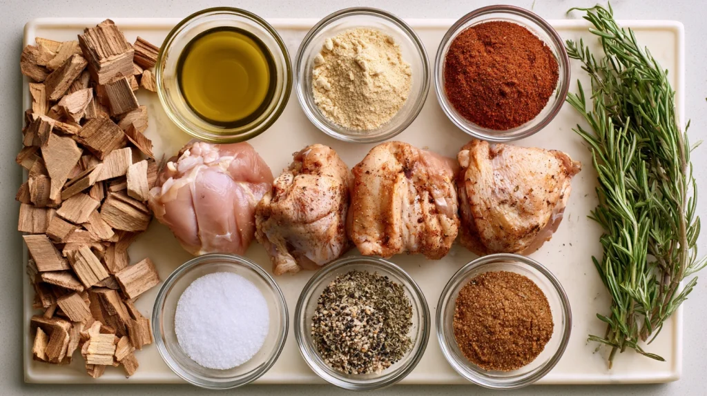 Smoked Chicken Thighs Recipe - Juicy & Easy BBQ Dinner 2 Smoked Chicken Thighs