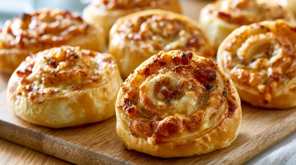 Spicy Ham and Cheese Pinwheels Recipe - Easy Party Snack 7 Spicy Ham and Cheese Pinwheels