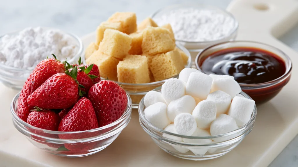 Strawberry Kabob - Easy Dessert Skewers for Parties 3 Strawberry Kabob