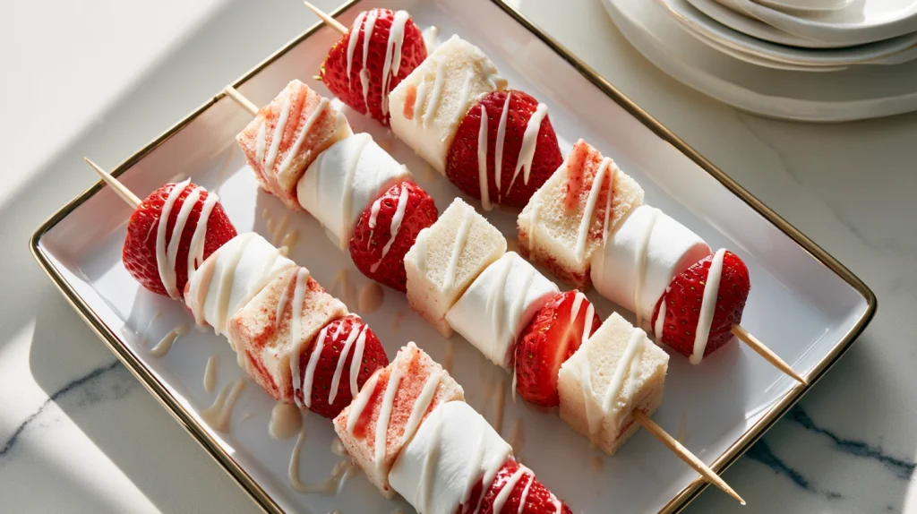 Strawberry Kabob - Easy Dessert Skewers for Parties 11 Strawberry Kabob