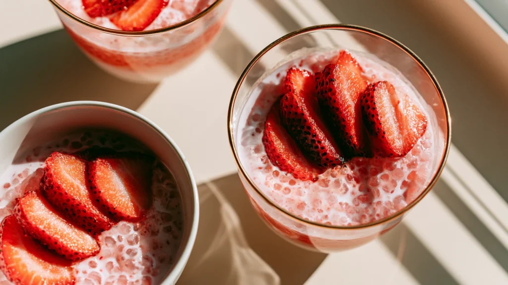 Strawberry Sago Recipe - Creamy, Refreshing & Easy Dessert 10 Strawberry Sago