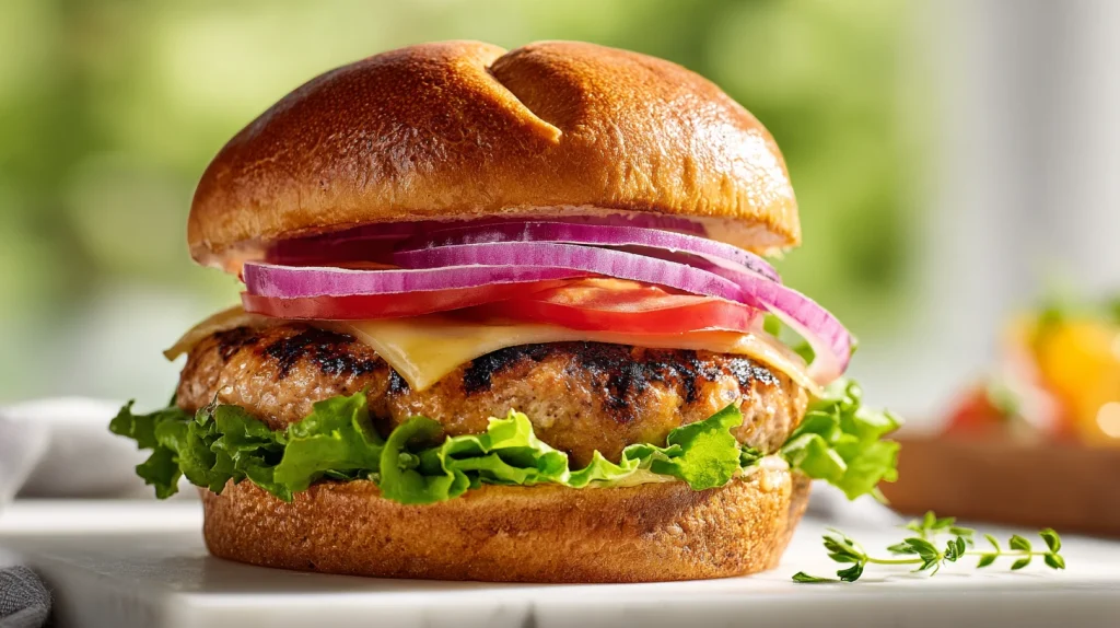 Turkey Burger Recipe - Juicy, Flavorful & Easy to Make at Home 2 Turkey Burger Recipe