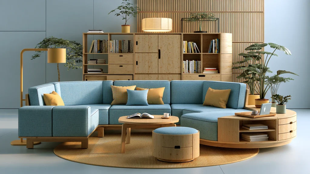 7 Modern Small Minimalist Living Room Ideas 4 Add Multifunctional Furniture