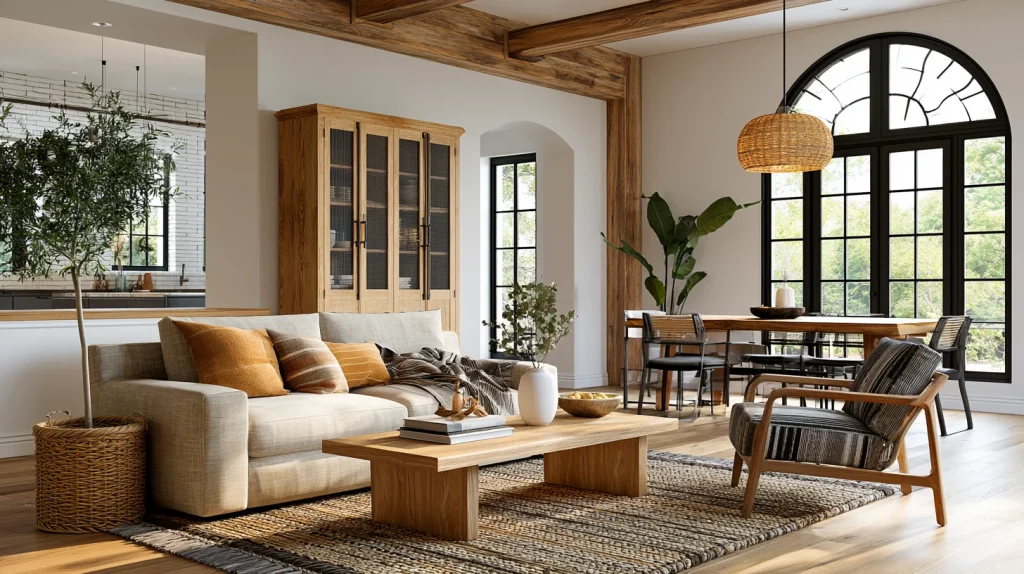 8 Gorgeous Neutral Minimalist Living Room Ideas 4 Add Natural Wood Accents