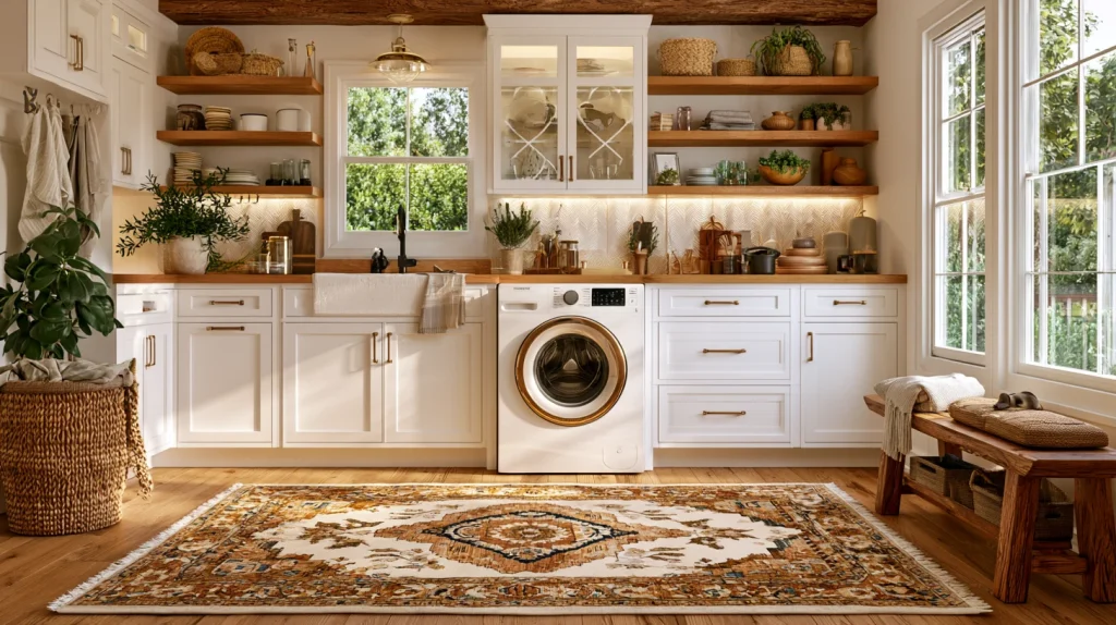 10 Gorgeous Basement Laundry Room Ideas 7 Add Rustic Laundry Room Decor