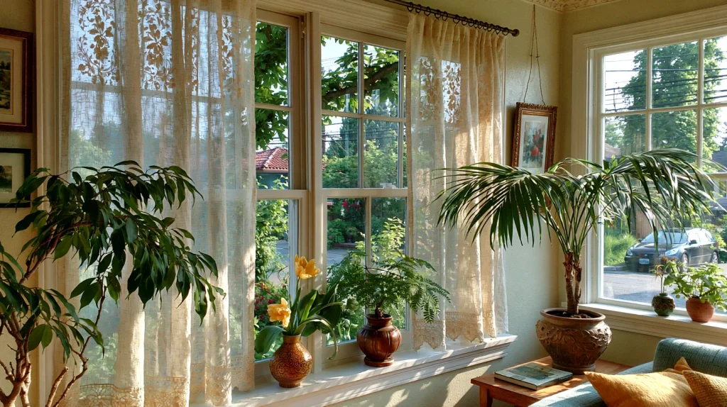 10 Best Kitchen Window Ideas 3 Add Tension Rod Cafe Curtains