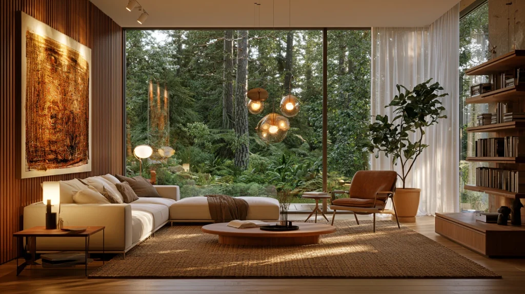 8 Modern Washroom Design Ideas 9 Add Warm Lighting and Natural Accents