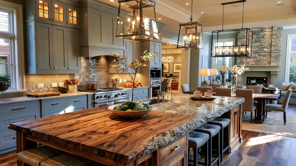 8 Popular White Kitchen Ideas 4 Add a Large Kitchen Island