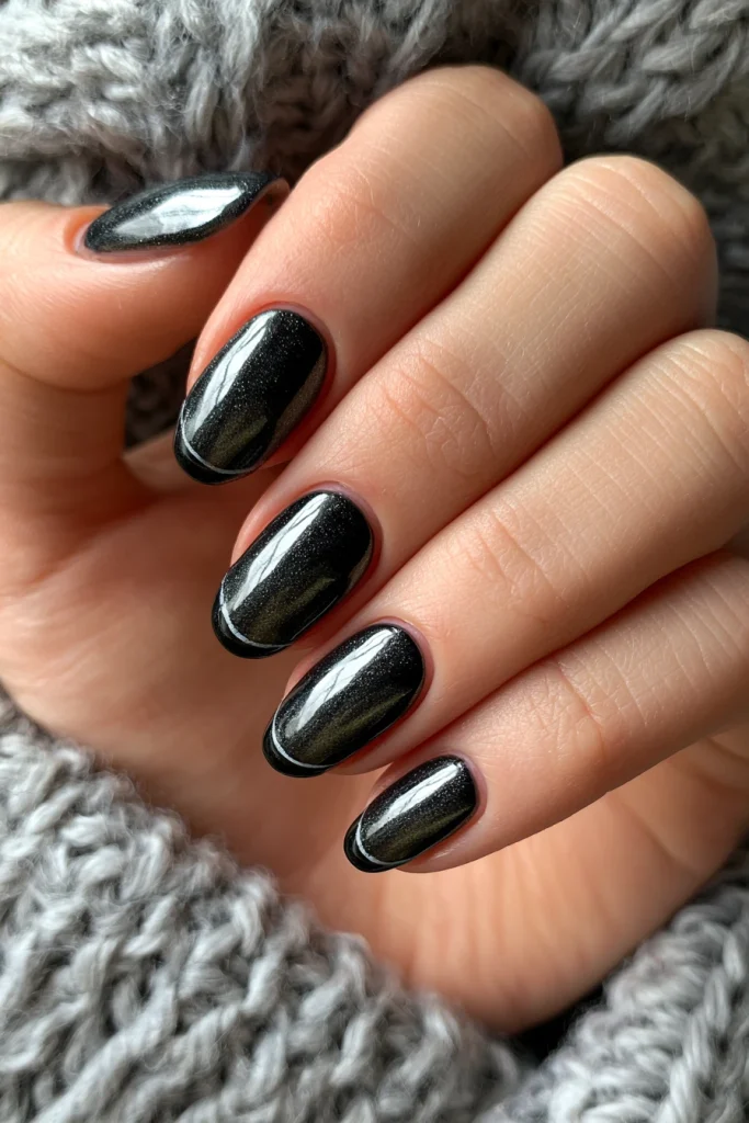 11 Cat Eye French Tip Nails Ideas 6 Black Cat Eye French Tips