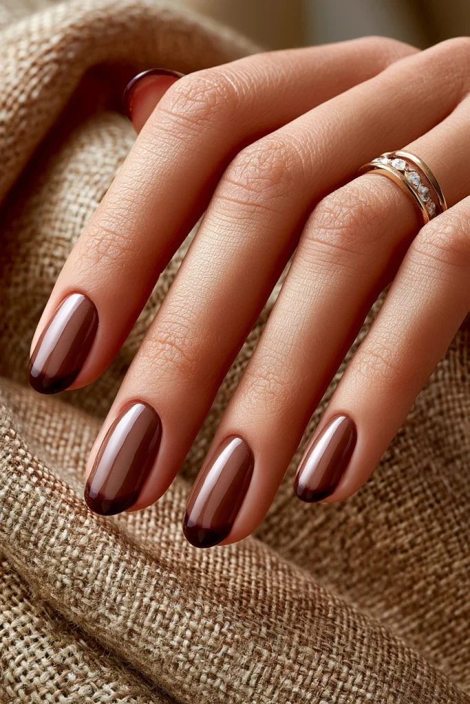 8 Brown Skin Nails Ideas 6 Brown French Tip Nails