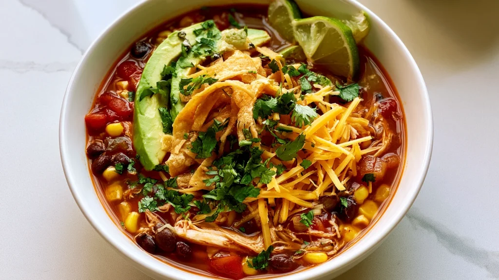 Chicken Tortilla Soup Crockpot - Easy Slow Cooker Recipe 11 Chicken Tortilla Soup Crockpot