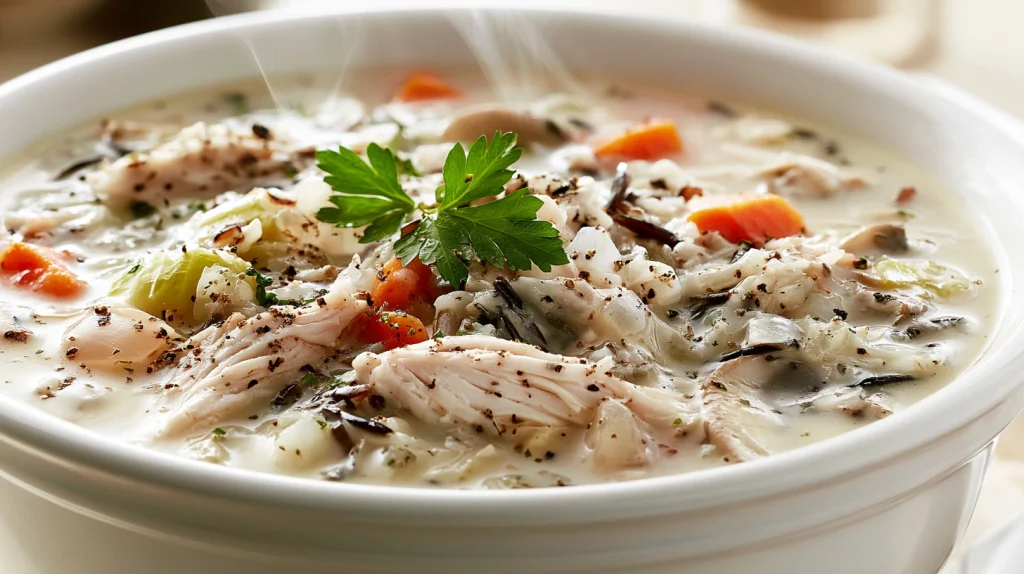 Chicken Wild Rice Soup Recipe - Creamy & Easy Homemade 9 Chicken Wild Rice Soup