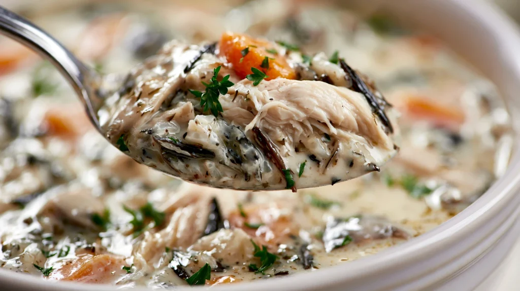 Chicken Wild Rice Soup Recipe - Creamy & Easy Homemade 2 Chicken Wild Rice Soup