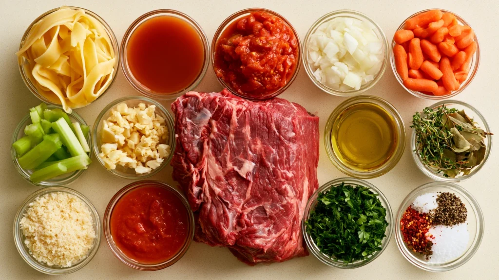 Chuck Roast Pasta Recipe: Tender Slow Cooked Beef with Rich Tomato Sauce 3 Chuck Roast Pasta 2