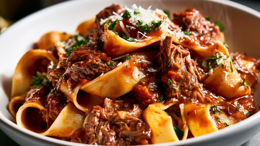 Chuck Roast Pasta Recipe: Tender Slow Cooked Beef with Rich Tomato Sauce 16 Chuck Roast Pasta 3
