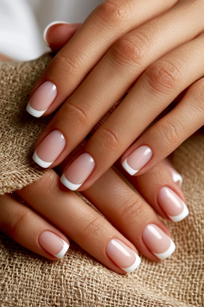 10 Milky White French Tip Nails Ideas 2 Classic Milky White French Tips