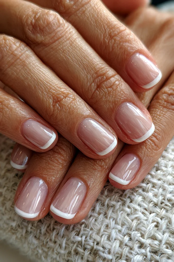 10 White French Tip Nails Ideas 2 Classic White French Tips 1