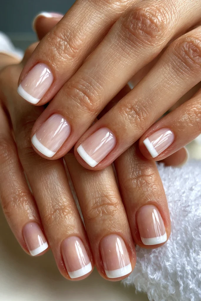 11 French Tip Nails Ideas 2 Classic White French Tips