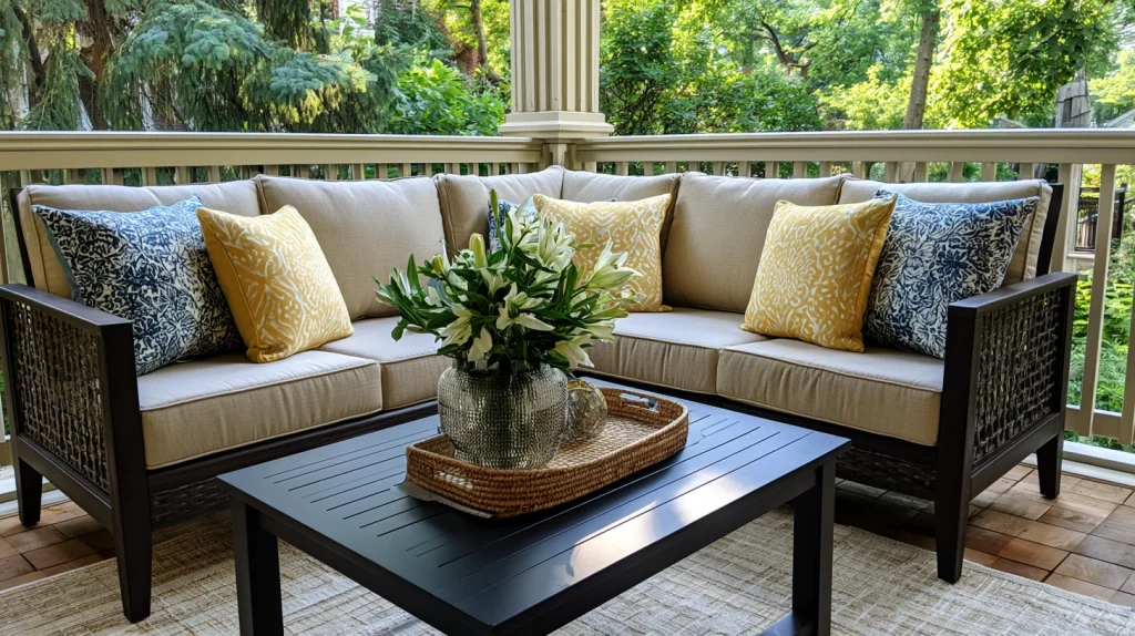 7 Modern Small Terrace Garden Design Ideas 2 Create a Cozy Outdoor Sitting Area