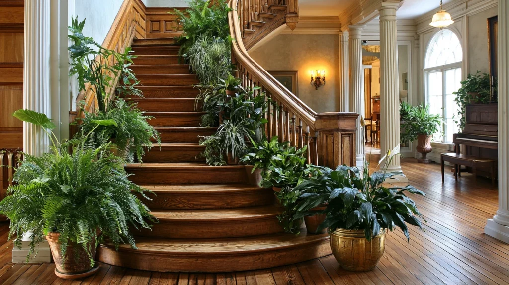 7 Popular Staircase Plants Indoor Ideas 2 Create a Green Under Stairs Garden