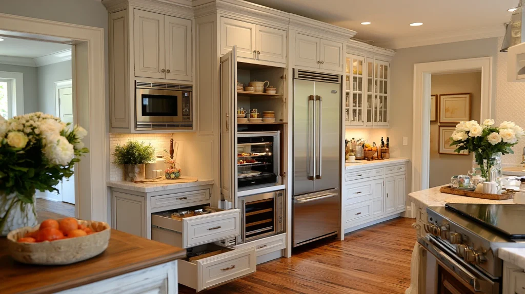 8 Gorgeous Kitchen Cabinets Ideas 9 Create a Hidden Appliance Cabinet