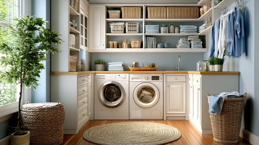 8 Modern Small Laundry Room Ideas 7 Create a Laundry Room Without a Sink