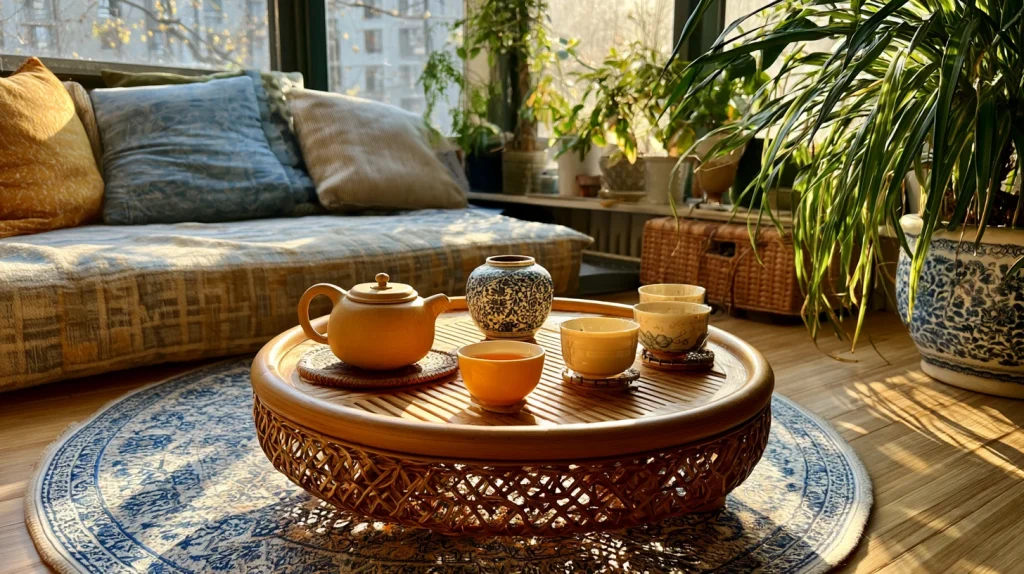 11 Famous Japanese Balcony Garden Ideas 6 Create a Tea and Meditation Space