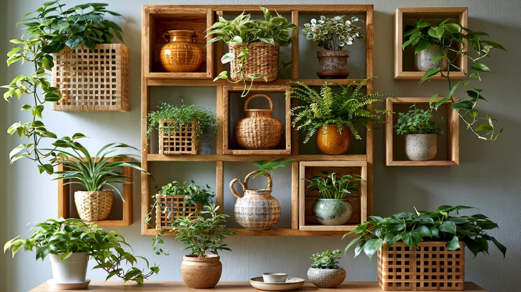 9 Popular Plant Stand Indoor Ideas 8 Create an Indoor Plant Shelf Wall