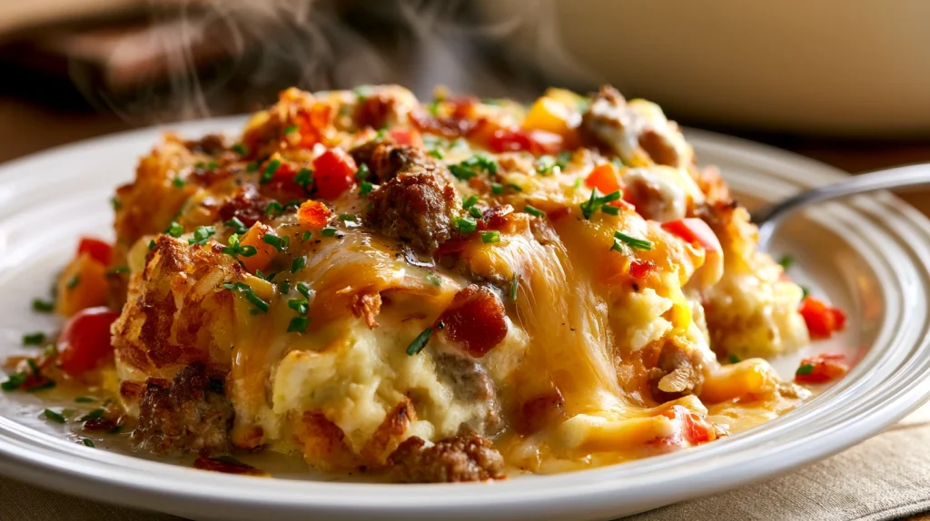 Crock Pot Breakfast Casserole - Easy Overnight Recipe 12 Crock Pot Breakfast Casserole