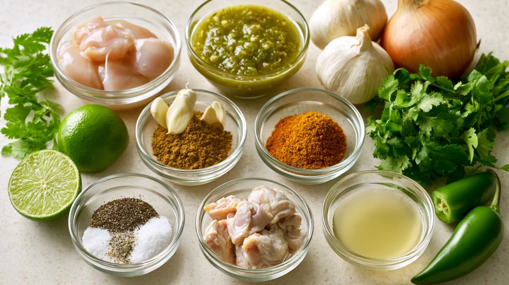 Crock Pot Salsa Verde Chicken Recipe - Easy & Healthy 3 Crock Pot Salsa Verde Chicken