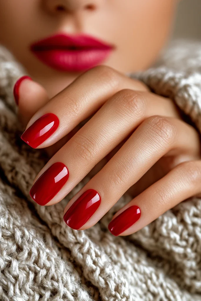 8 Red Wine Nails Ideas 4 Deep Red Acrylic Nails