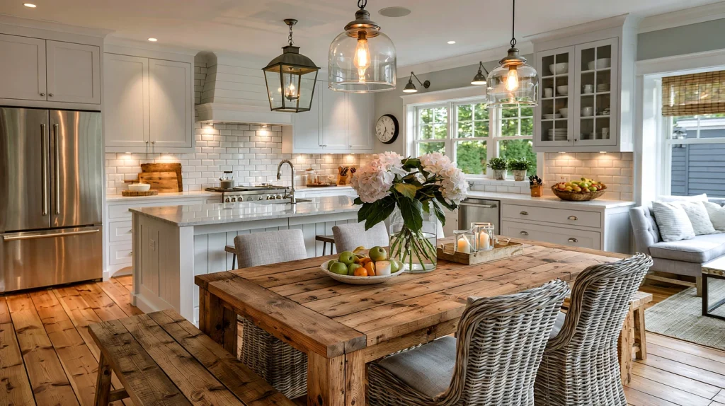 8 Popular White Kitchen Ideas 3 Design a Cozy Farmhouse White Kitchen