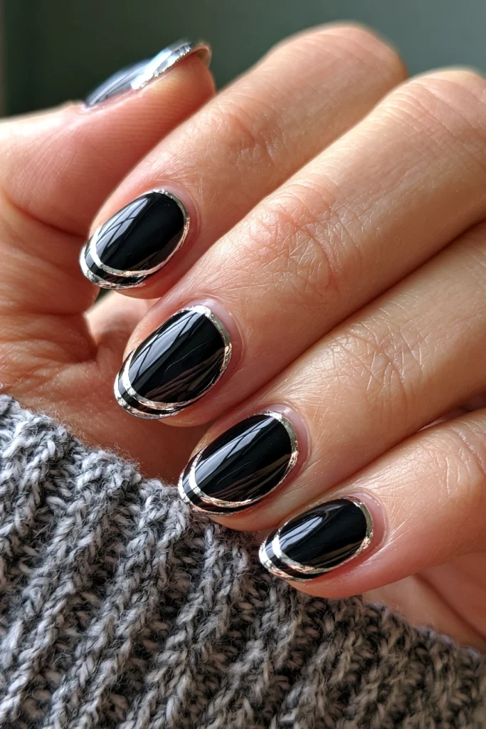 11 Cat Eye French Tip Nails Ideas 11 Double Cat Eye French Tips