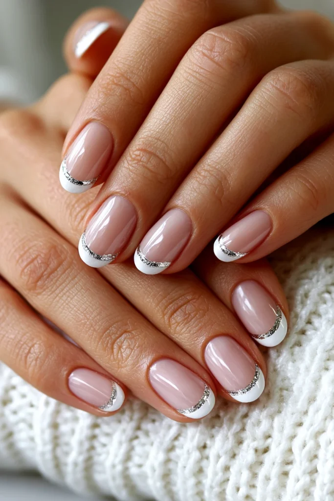 11 French Tip Nails Ideas 8 Double French Tip Design