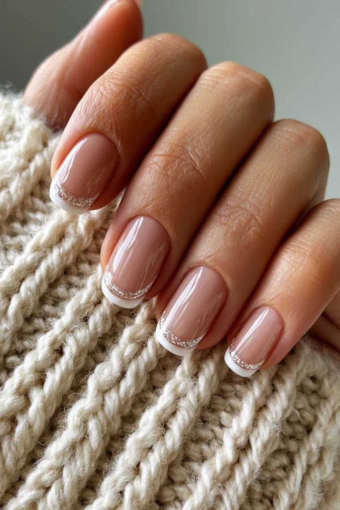 10 White French Tip Nails Ideas 9 Double White French Tips
