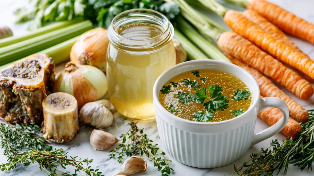 Crockpot Bone Broth Recipe - Easy Slow Cooker Broth 9 Crockpot Bone Broth