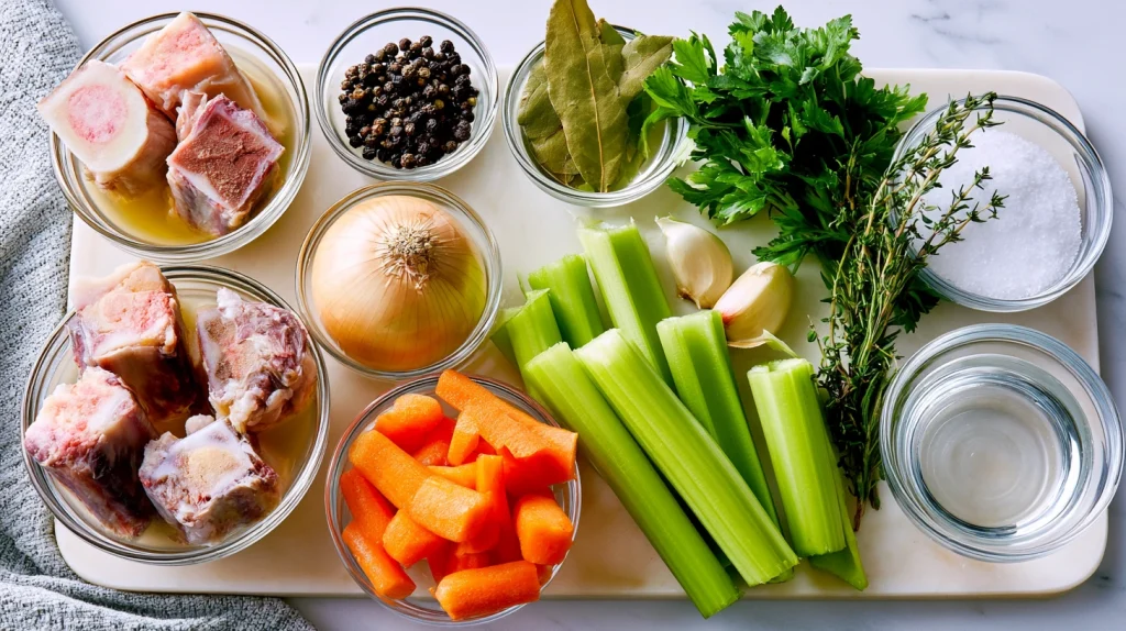 Crockpot Bone Broth Recipe - Easy Slow Cooker Broth 2 Crockpot Bone Broth