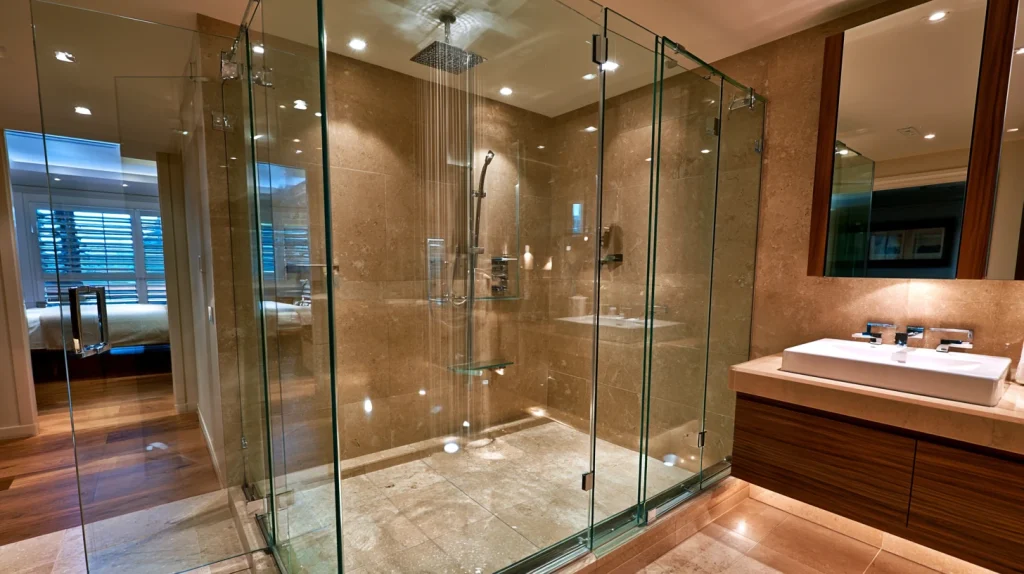 8 Modern Washroom Design Ideas 4 Frameless Glass Shower Enclosure